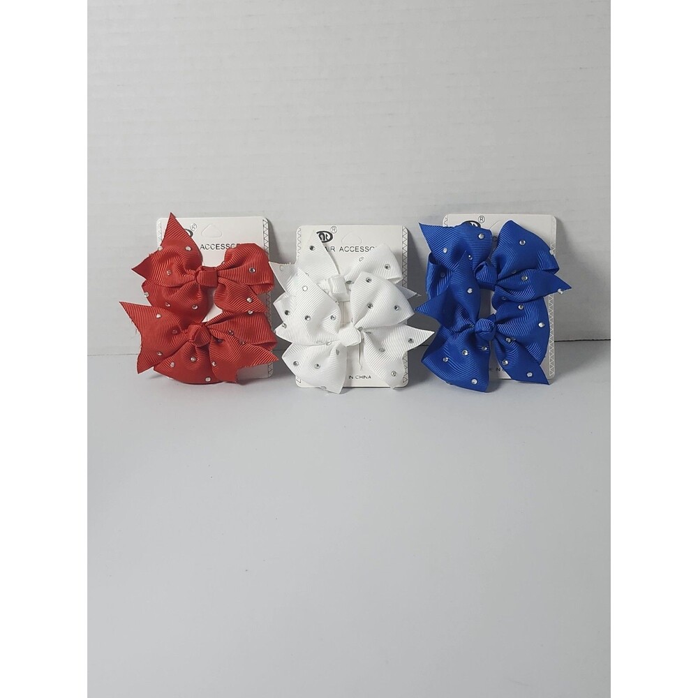 Lot Of 6 Hair Bows